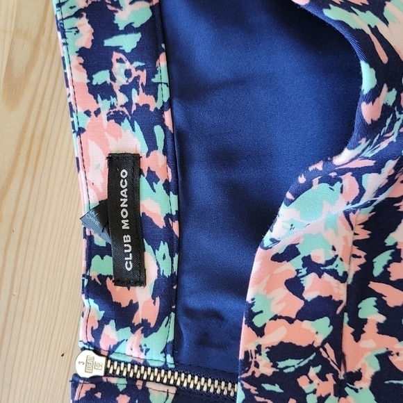 CLUB MONACO Multicolor A-line Skirt US 2 - Picture 3 of 6